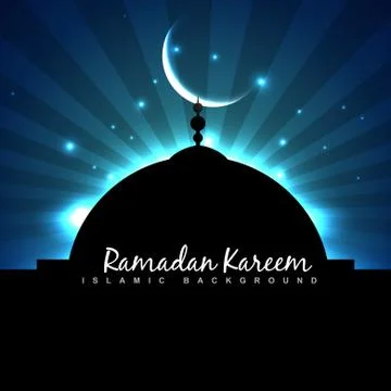 Masjid ramadan backgorund Stock Illustration