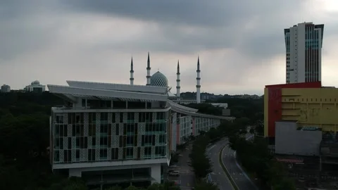 Masjid Shah Alam Stock Footage 146216727