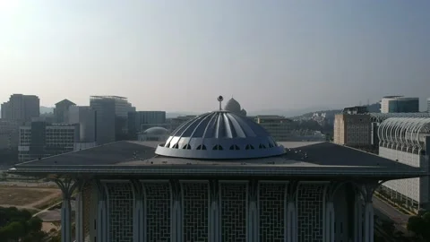 Masjid Sultan Mizan Stock Footage 141228218