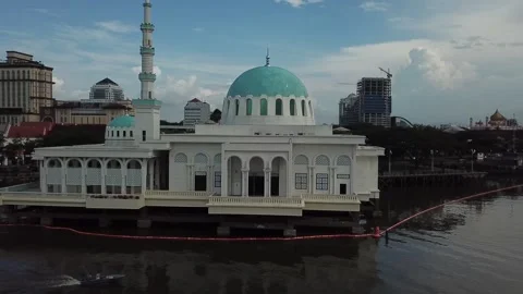 Masjid terapung 스톡 동영상 161007400