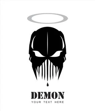 Mask. Alien.Predator.Holy Demon Stock Illustration