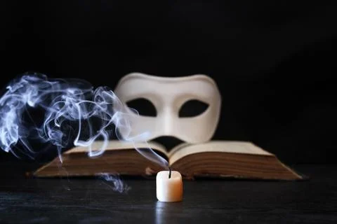 Mask And Candle Stock Photos