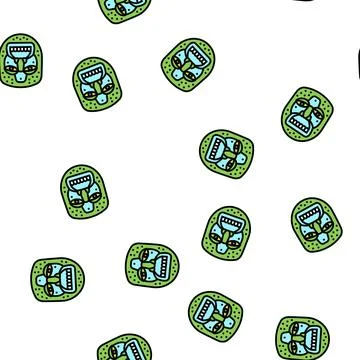 Mask antique vector seamless pattern Stock Illustration