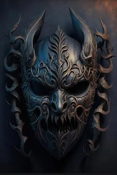 Mask of the beast Stock Illustration