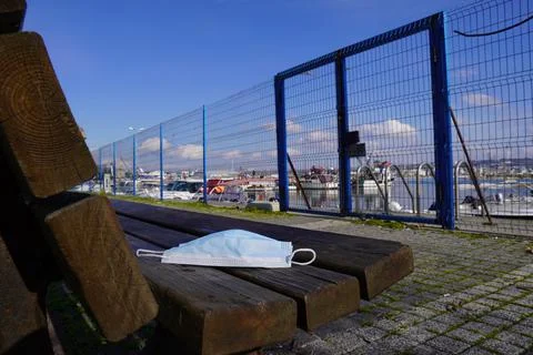 The Mask On The Bench 8 Stock Photos