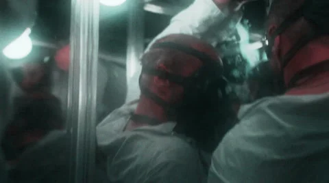 Mask boy, abstract Stock Footage 1181180