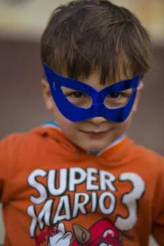 The Mask boy 스톡 사진