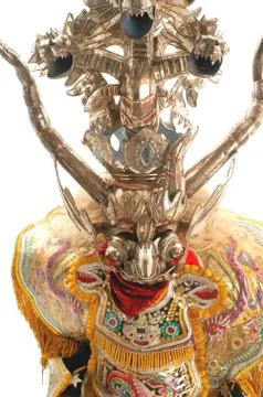 Mask carnival parade peru devill devilish  dancing parade Stock Photos