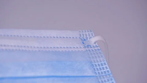 Mask, close up, slide down Stock Footage 129607124