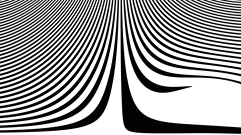 Mask of Columns of Subtle Zebra Stripes With Under Lens Video stock 139736154