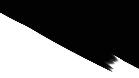Mask for creating a transition with a paint brush Video stock 114241196