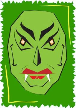 Mask design Stock Illustration