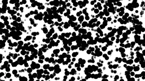 Mask of Flickering Cells Growing Shrinking Stock Footage 139737058