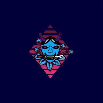 Mask flowers elements with sacred geometric shapes,suitable for the design of 스톡 일러스트