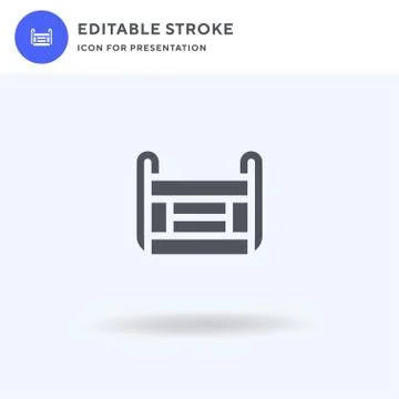 Mask icon vector, filled flat sign, solid pictogram isolated on white, logo i Stock Illustration