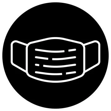 Mask icon vector Stock Illustration