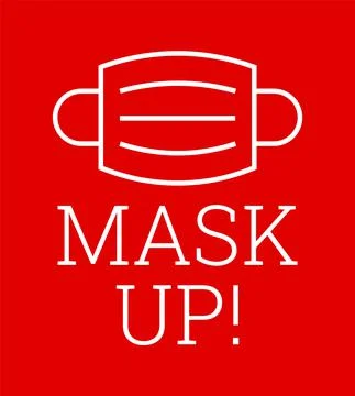 Mask up Stock Illustration