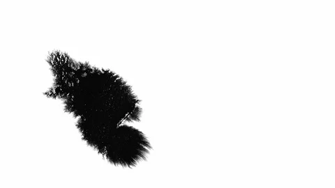 Mask ink on alpha channel Video stock 100862925
