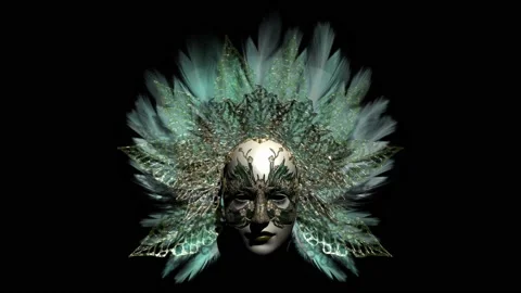 Mask leaves 4K 2020 Loop Stock Footage 146266480