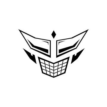 Mask logo icon Stock Illustration