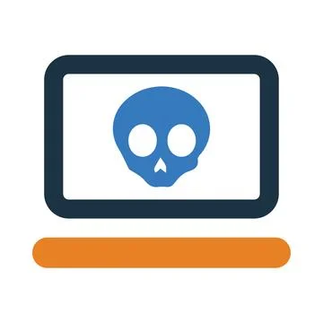 Mask, man, head, computer, software, hacker, computer hacker icon Illustrazione stock