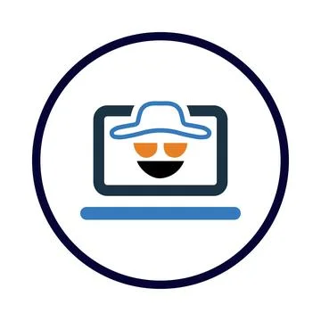 Mask, man, head, computer, software, hacker, computer hacker icon イラスト素材