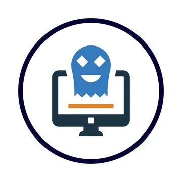Mask, man, head, computer, software, hacker, computer hacker icon Stock-Illustration