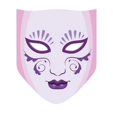 Mask mardi gras Stock-Illustration