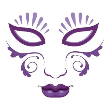 Mask mardi gras Stock-Illustration