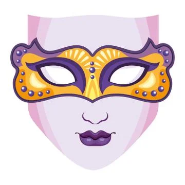 Mask mardi gras Stock-Illustration