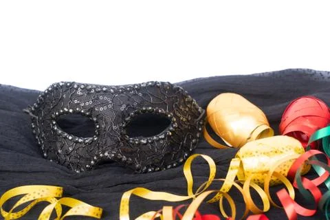 Mask with masquerade decorations Stock Photos