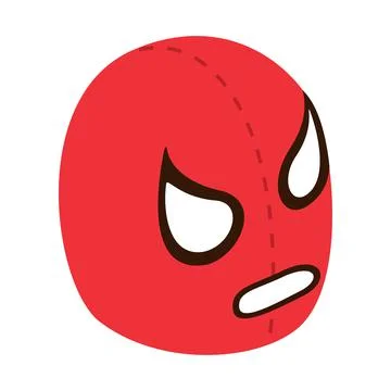 Mask of a mexican devil icon Stock Illustration