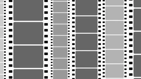 Mask overlay layer template frame with old camera film strip on the background Stock Footage 159010905