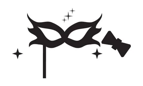 Mask Party Template Illustration