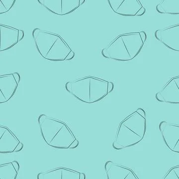 Mask pattern. Stock Illustration