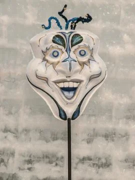 Mask on Pole Stock Photos