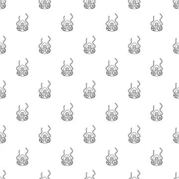 Mask protection pattern seamless Stock Illustration