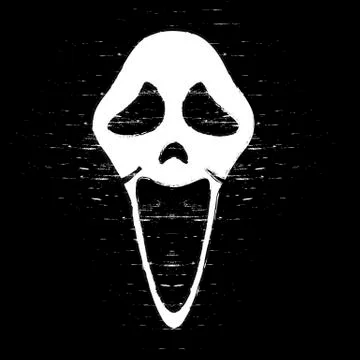 Mask of screaming Stock Illustration