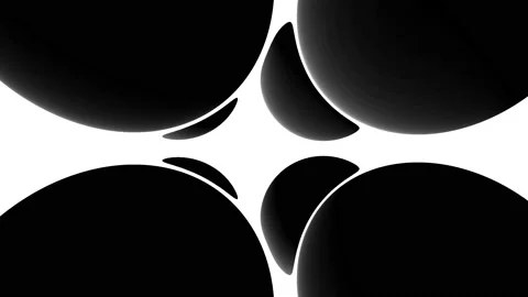 Mask of Spinning Orbiting Massive Balls Planets Globes Spheres Stock Footage 139737785