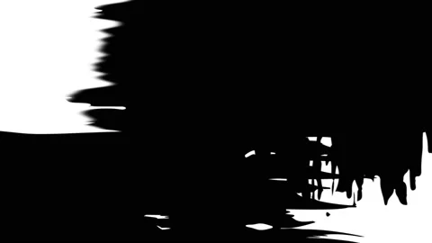 Mask for the transition in the form of brushes. Video stock 114241307