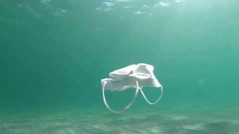 Mask Trash Video stock 137485311