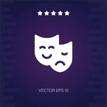 Mask vector icon Stock Illustration