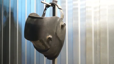 Mask for welding Stock Footage 145661018