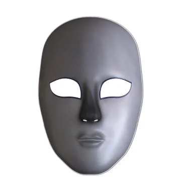 A mask on a white background. Isolate. Stock Photos