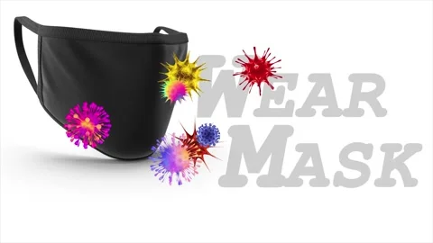 Mask will protect you Stock Footage 136101126