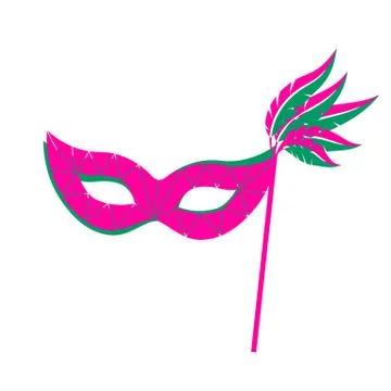 Maska-karnaval-3 스톡 일러스트