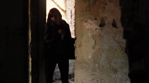 Masked Killer Scene Stock Footage 32027510