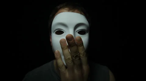 Masked man 库存影片 23385790