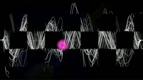 Masked Music Waves Stock Footage 247256173