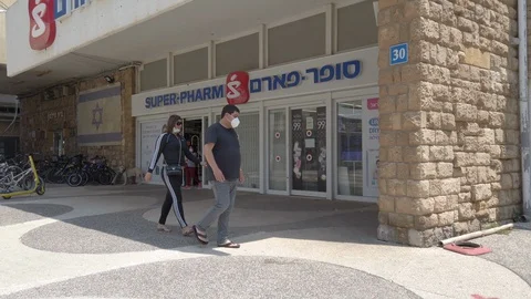 Masked shopping Stock Footage 128588289